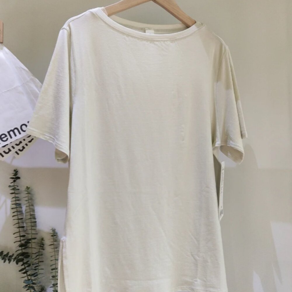 lululemon Cotton Jersey Oversized Stitch-Detail T-Shirt